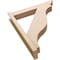 Ekena Millwork 6-in W x 32-in D x 38-in H Funston Trad Rough Cedar Woodgrain TimberThane Outlooker, Primed Tan OUTUR060X32X38FST04RCPR - alternate 6